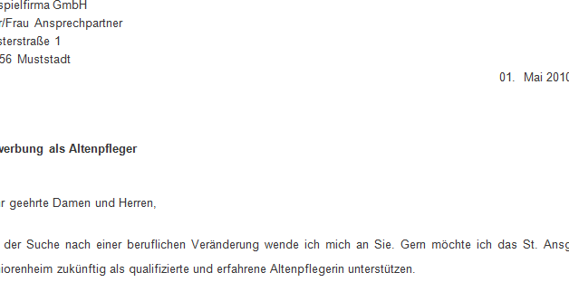 Altenpflegehelfer: Kostenlose Bewerbungsvorlagen und Tipps zum Download