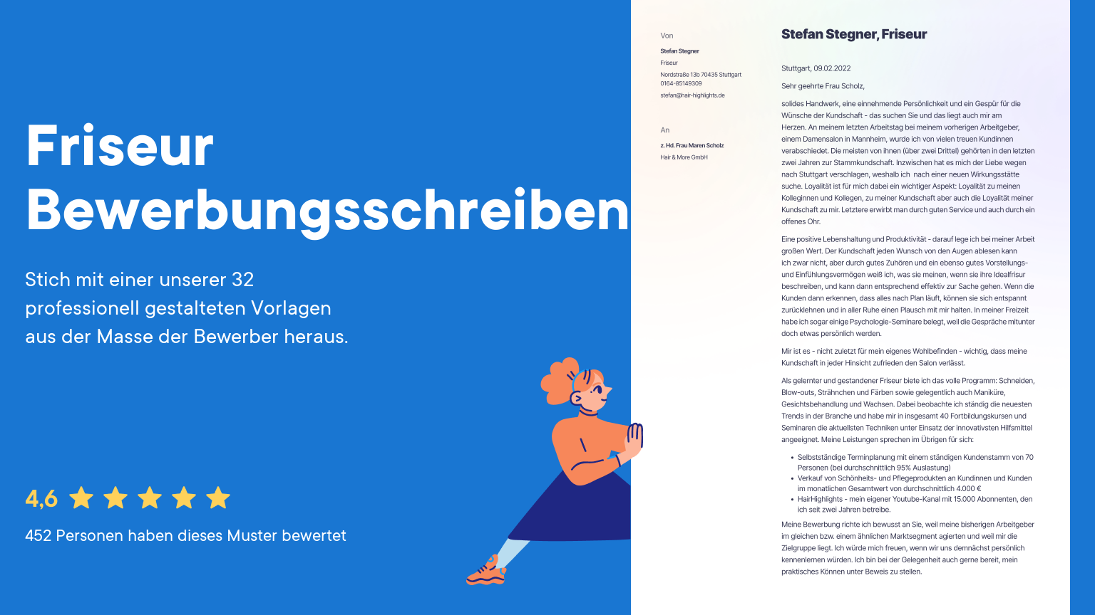 Bewerbung als Friseurin: Tipps, Muster und Vorlagen zur Ausbildung - Der ultimative Leitfaden