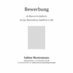 Bewerbung als Hauswirtschaft: Kostenlose Vorlagen zum Download