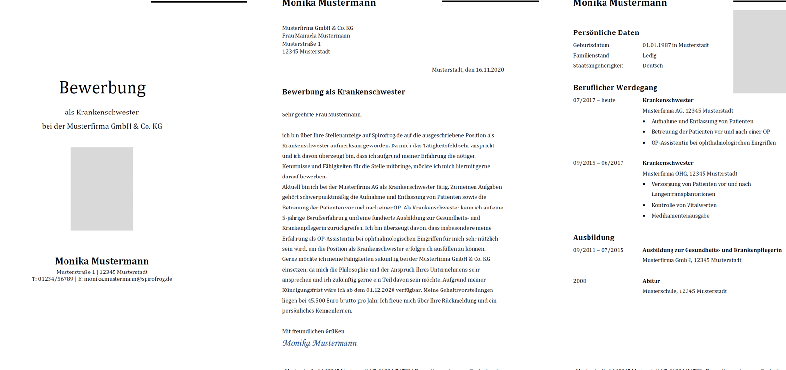 Bewerbung als Pflegefachkraft: Kostenlose Muster zum Download & Tipps