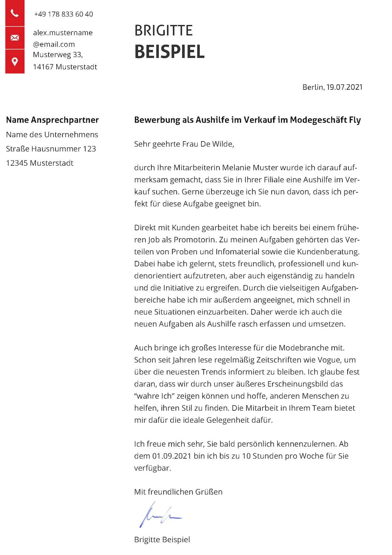 Bewerbung Aushilfe Muster PDF: Kostenlose Vorlagen & Optimierungstipps