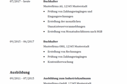 Buchhalterin Bewerbung: Kostenlose Vorlagen zum Download