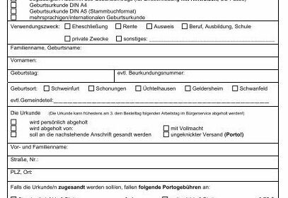 Geburtsurkunde Beantragen Bonn: Kostenlose Downloads & Formulare