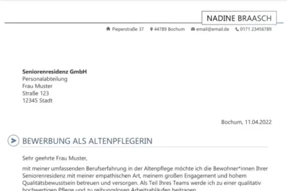 Tipps und kostenlose Vorlagen zur Altenpflegehelferin Bewerbung