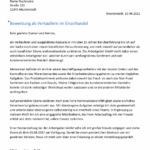 Tipps und Muster für Bewerbung als Verkäuferin Quereinsteiger - Kostenlos