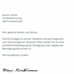 Bestätigung Erhalt der Kündigung: Kostenlose Vorlage zum Download - Haftpflichtversicherung