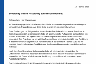 Bewerbung Immobilienkauffrau Ausbildung: Tipps, Vorlagen & Downloads