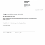 Formular zur Kündigung: Geld zurück erhalten in nur wenigen Schritten