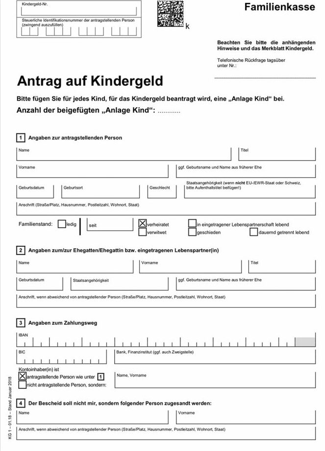 Kindergeld beantragen Hessen: Kostenlose Vorlagen und Antrag herunterladen