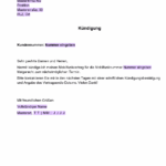 Vorlage Kündigung Einzugsermächtigung: Kostenlose Download Formular jetzt sichern!