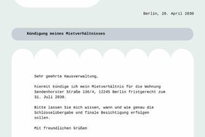 Wohnung per Mail kündigen: Vorlage kostenlos downloaden!