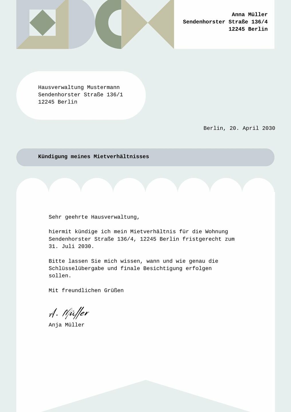 Wohnung per Mail kündigen: Vorlage kostenlos downloaden!