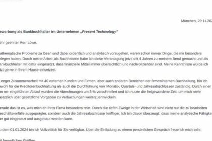 Zwischen Tüll und Tränen Bewerbung: Kostenlose Muster und Vorlagen zum Download
