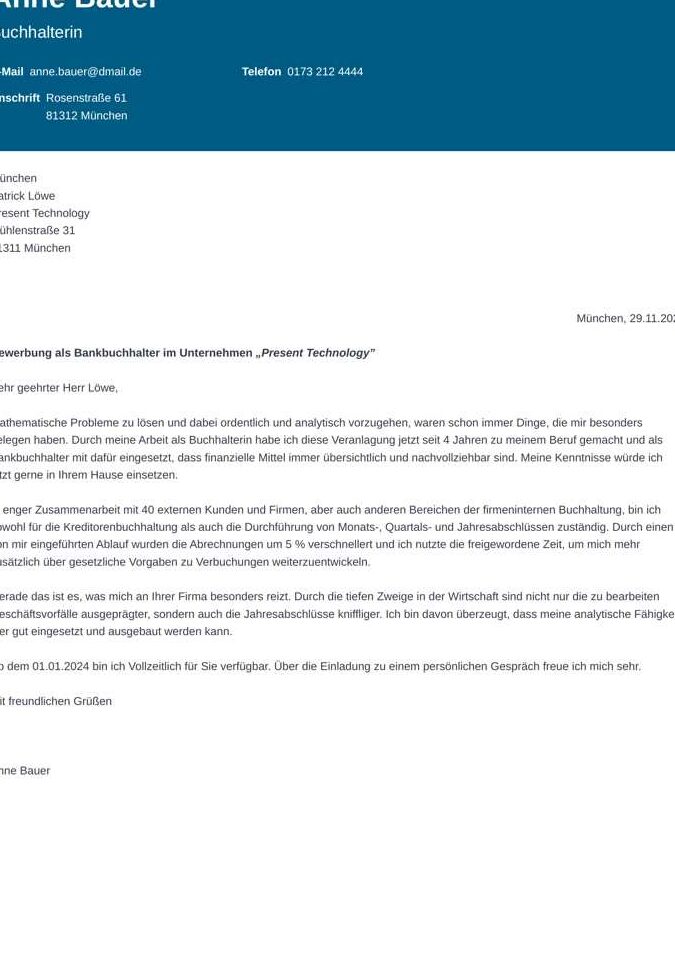 Zwischen Tüll und Tränen Bewerbung: Kostenlose Muster und Vorlagen zum Download