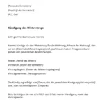 Kündigung der Wohnung per E-Mail: Vorlage für die schnelle und einfache Kündigungsrücksendung