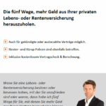 Generali Riester-Rente kündigen: Geld zurück mit unserem Formular