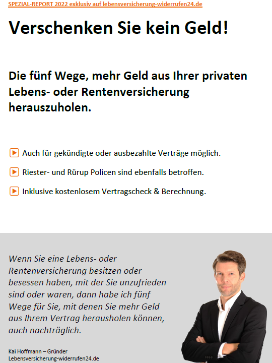 Generali Riester-Rente kündigen: Geld zurück mit unserem Formular
