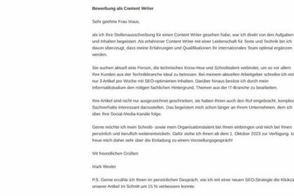 Gratis Bewerbungsvorlagen für Behörden: Tipps & Downloads.