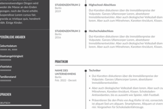 Praktikumsbewerbung Lebenslauf: Kostenlose Vorlagen und Tipps