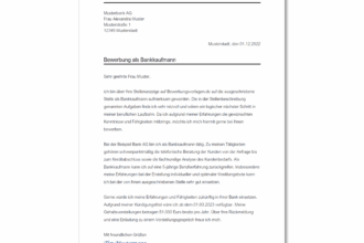 Bankkaufmann Bewerbung Ausbildung: Kostenlose Vorlagen und Tipps zum Download