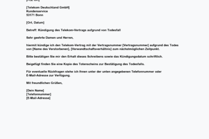 KÃ¼ndigung IG Metall Vorlage herunterladen: Muster fÃ¼r die perfekte Beendigung.