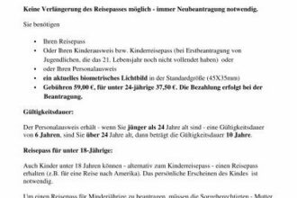 Kostenlos Reisepass beantragen: Tipps und Vorlagen für die Antragstellung - Ratgeber 2021