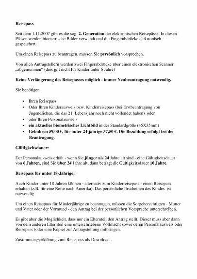 Kostenlos Reisepass beantragen: Tipps und Vorlagen für die Antragstellung - Ratgeber 2021