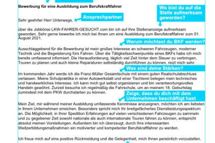 Berufskraftfahrer Bewerbung: Vorlagen und Tipps zur Anstellung (DE)