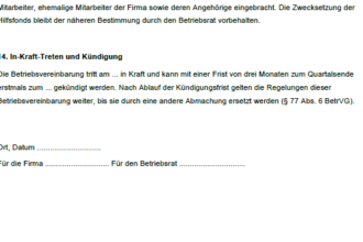 Betriebsrat AnhÃ¶rung bei KÃ¼ndigung: Mustervorlage zum Download