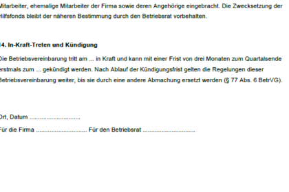 Betriebsrat AnhÃ¶rung bei KÃ¼ndigung: Mustervorlage zum Download