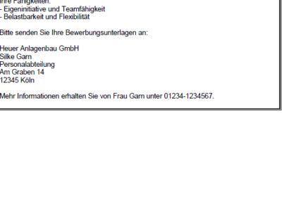 Bewerbungstipps fÃ¼r Metallbauer: Gratis Vorlagen zum Download