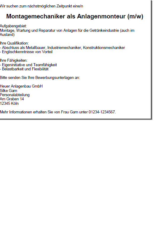 Bewerbungstipps fÃ¼r Metallbauer: Gratis Vorlagen zum Download