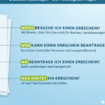 Erbschein beantragen: Kostenlose Vorlagen und Anleitungen - Einfache Erbverfahren