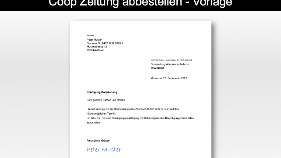 KÃ¼ndigung Muster Fitnessstudio - Kostenlose Vorlage zum Download!