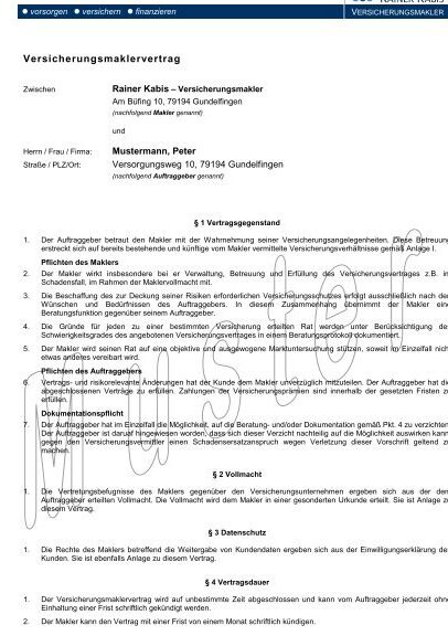 Maklervertrag KÃ¼ndigen Vorlage: Formular zum schnellen Download und KÃ¼ndigungsvorlage + Tipps