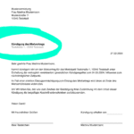 Mietvertrag KÃ¼ndigung: Vorlage fÃ¼r Nachmieter zum Download als PDF.