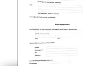 Pachtvertrag vorzeitig kündigen: Tipps & Muster für die fristgerechte Beendigung in 10 Jahren Pachtvertrag vorzeitig kündigen: Tipps & Muster für die fristgerechte Beendigung in 10 Jahren