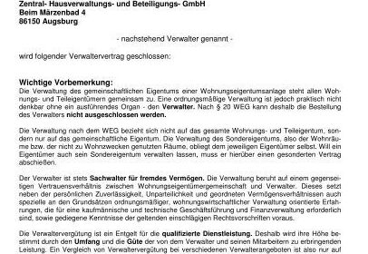 So kÃ¼ndigen Sie professionell Ihre Hausverwaltung - Formular inklusive!