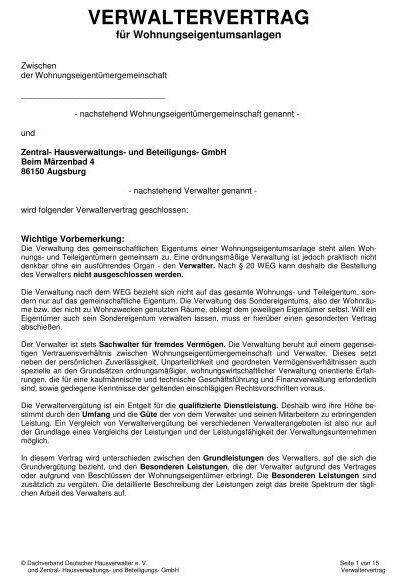 So kÃ¼ndigen Sie professionell Ihre Hausverwaltung - Formular inklusive!