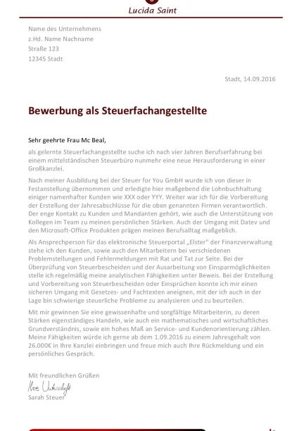 Bewerbung Examinierte Pflegefachkraft: Muster & Vorlage (Deutsch)