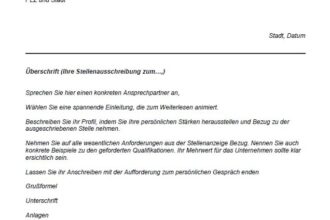 Bewerbung Muster Teilzeit: Kostenlose Downloads und Vorlagen Bewerbung Muster Teilzeit: Kostenlose Downloads und Vorlagen