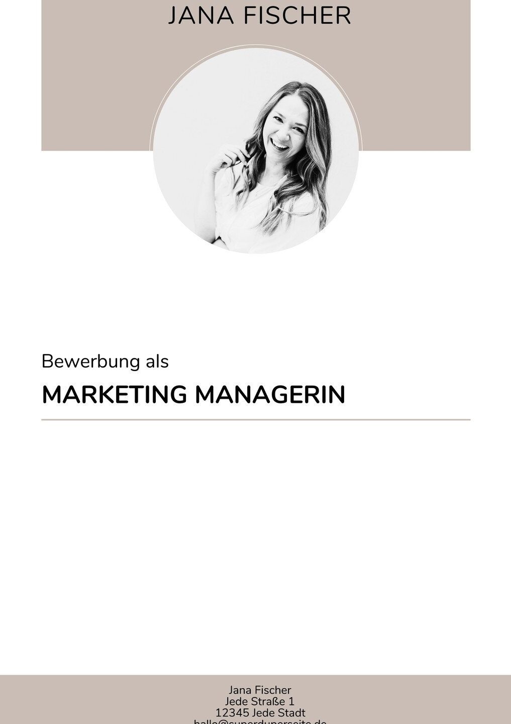 Bewerbung Veranstaltungskauffrau: Kostenlose Muster herunterladen