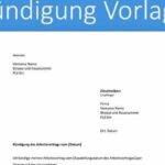KÃ¼ndigung Konto Vorlage Word - Kostenlose Download-Vorlage fÃ¼r die KÃ¼ndigung Ihres Kontos