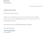 KÃ¼ndigung Mitgliedschaft Verein: Muster zum sofortigen Download