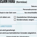 Urlaubsantrag Muster: Kostenlose Vorlagen zum Download Urlaubsantrag Muster: Kostenlose Vorlagen zum Download