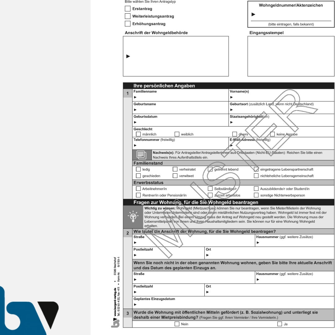 Wohngeld beantragen Hamburg: Adressen, Downloads & Vorlagen