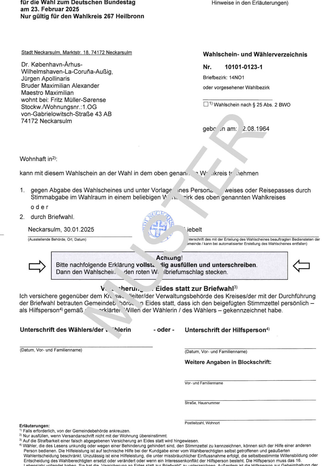 Geburtsurkunde beantragen in Heilbronn: Kostenlose Vorlagen und Infos