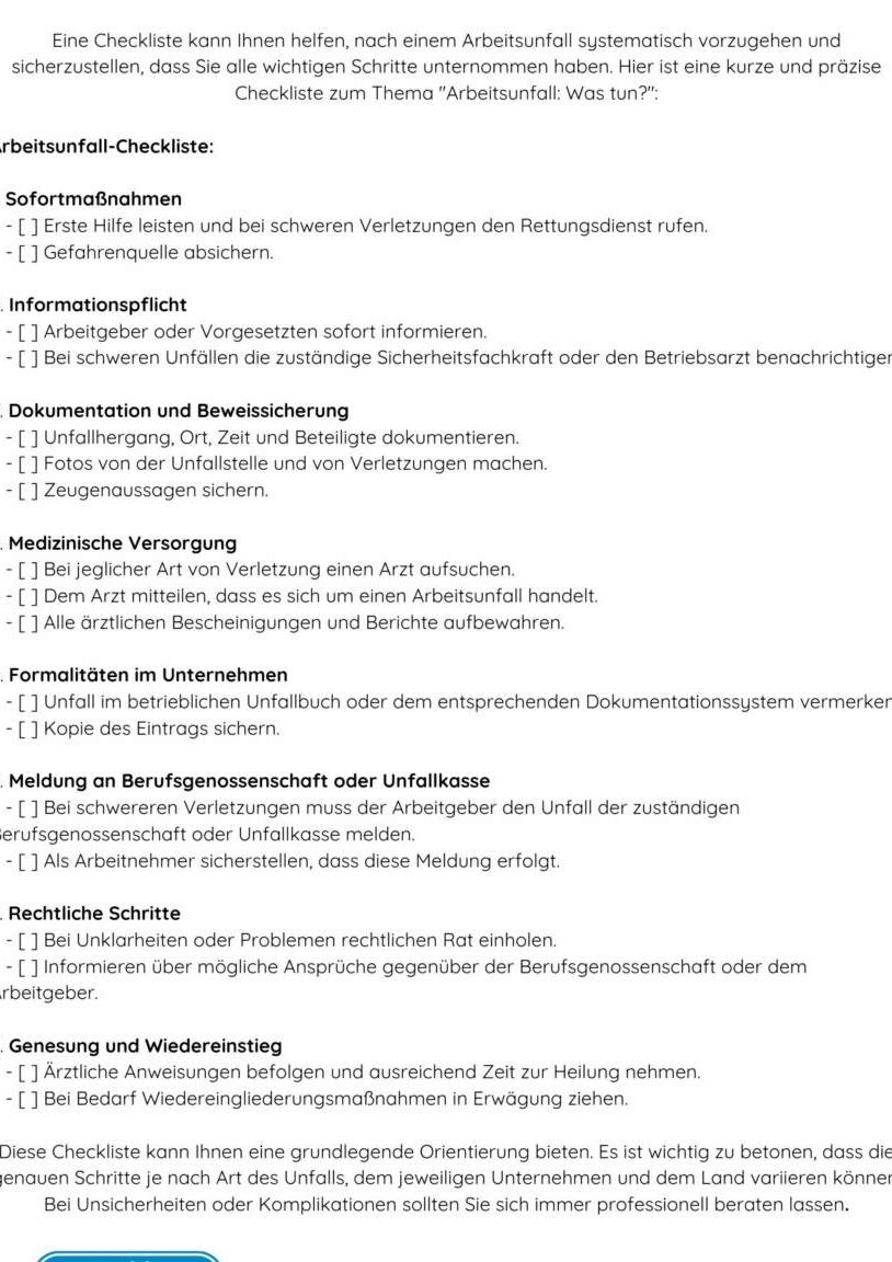 KÃ¼ndigung nach Arbeitsunfall: Wie Sie sich vor unfairen Entlassungen schÃ¼tzen (PDF-Formular inklusive)