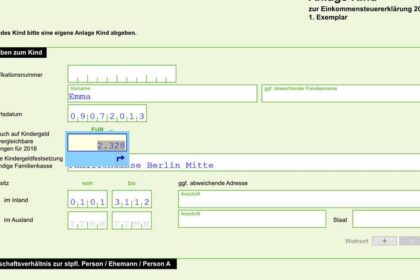 Kinderfreibetrag 2024: Kostenlose Formulare und Vorlagen beantragen