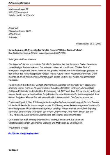 Muster Bewerbung Ã–ffentlicher Dienst: Kostenlose Downloads & Vorlagen